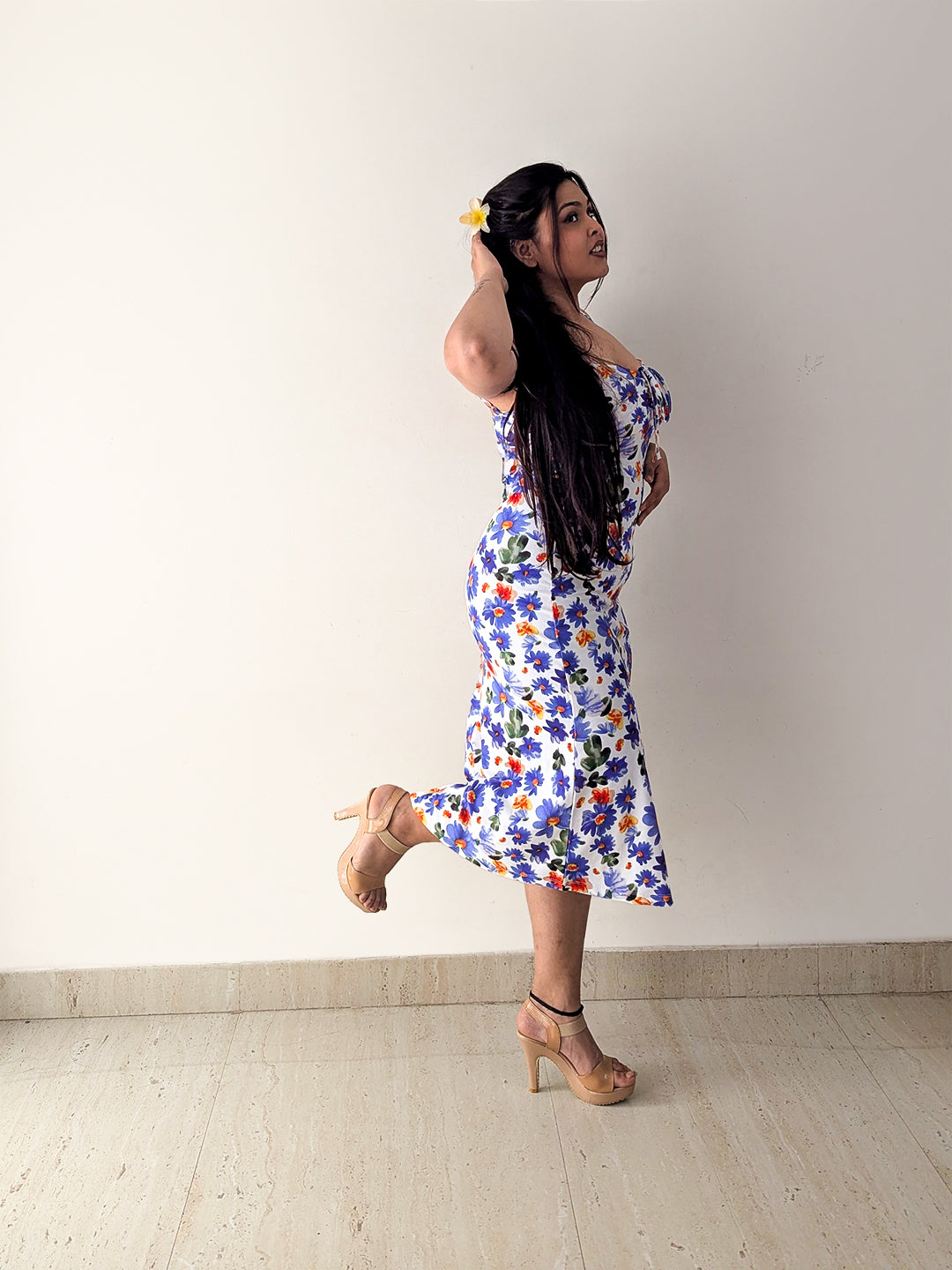 Cheekee Bloom Midi Dress 🌸✨