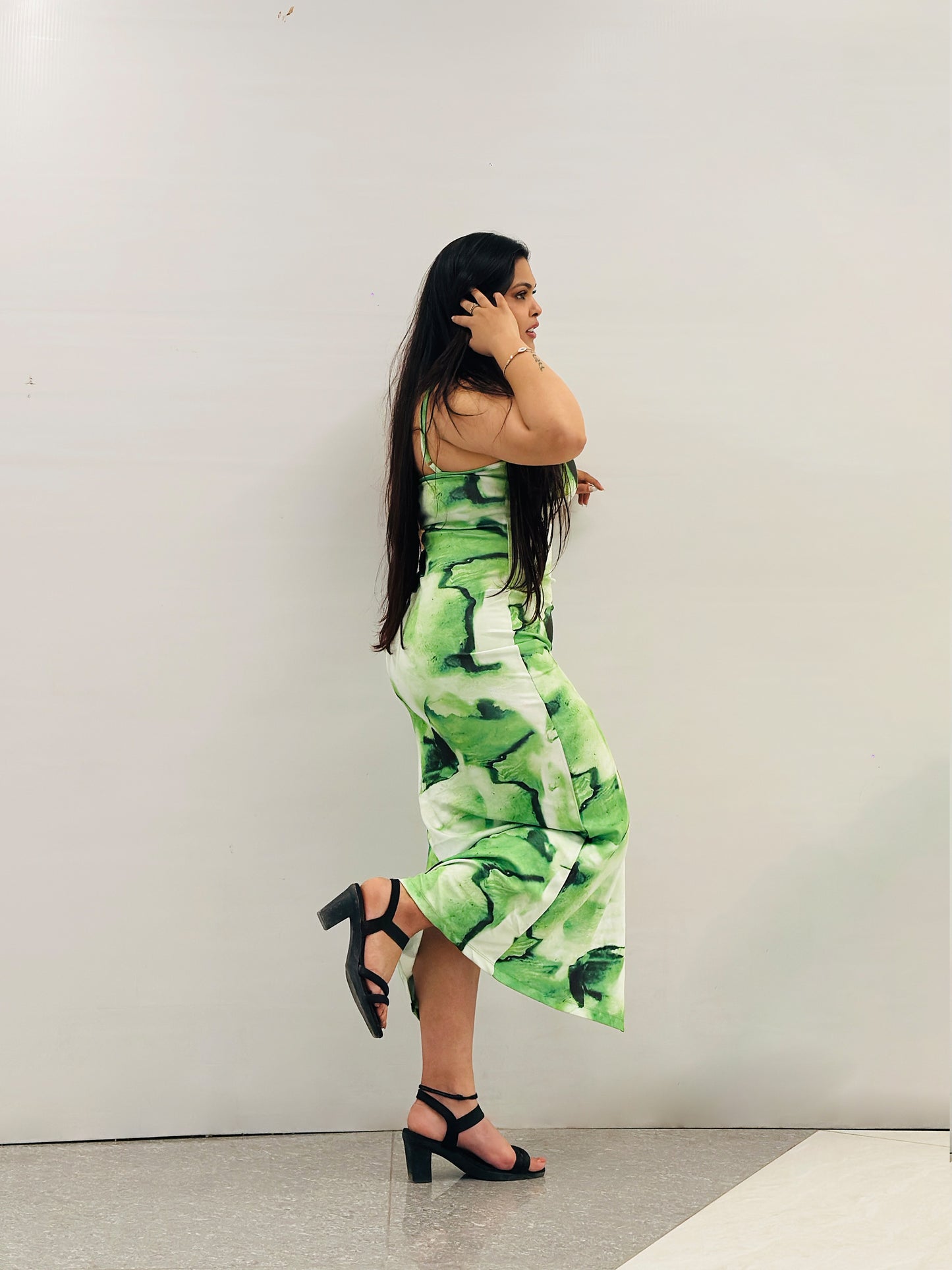 Women Bodycon Multicolor Dress