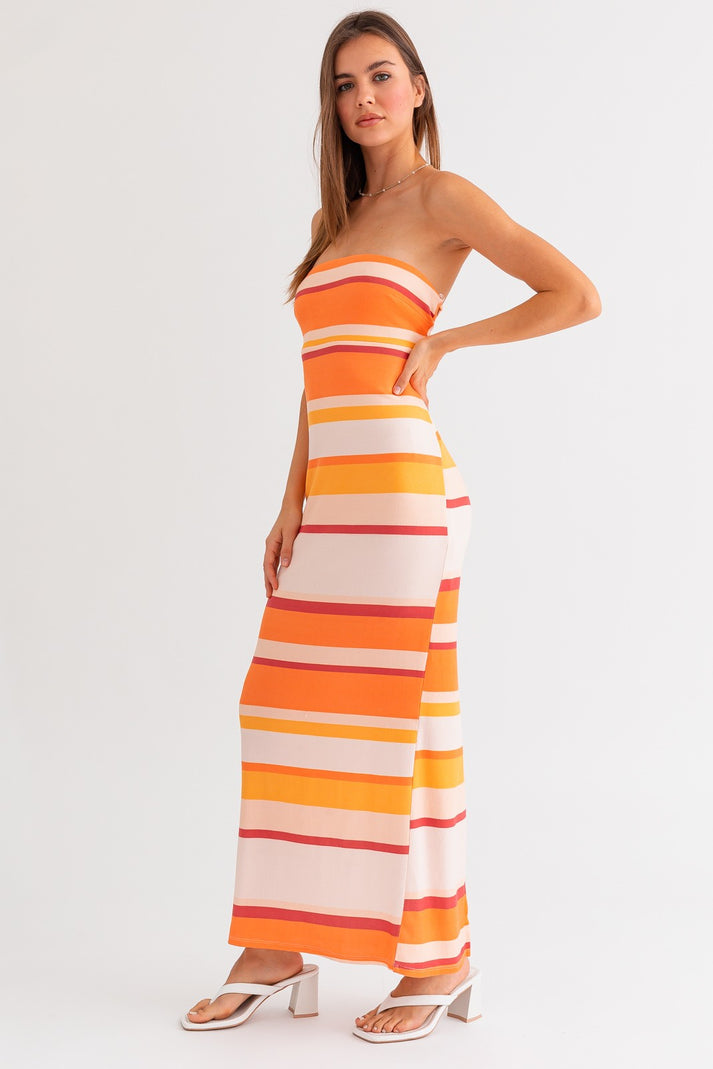 Cheekee's Orange Tube Dress