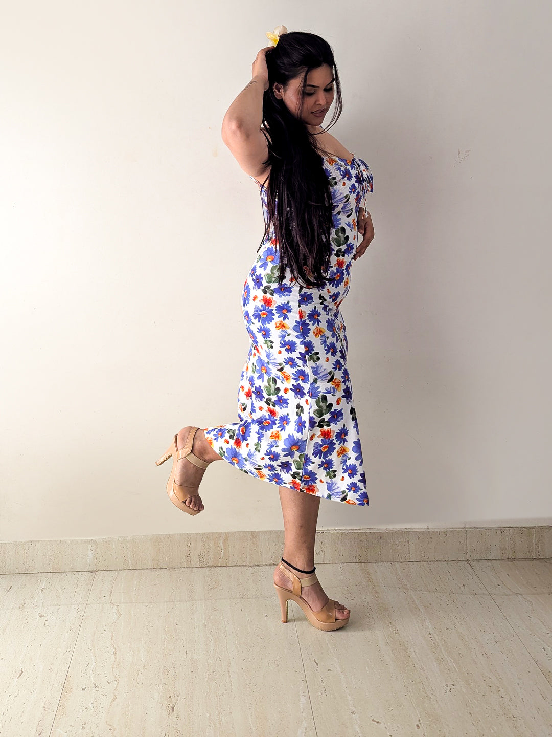 Cheekee Bloom Midi Dress 🌸✨