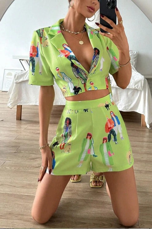 Cheekee Women Two Piece Dress Multicolor Dress