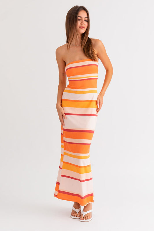 Cheekee's Orange Tube Dress