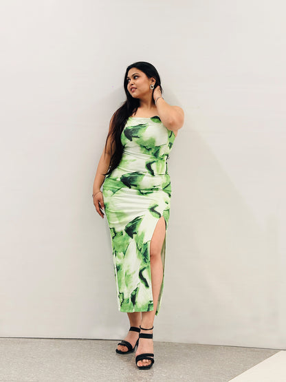 Women Bodycon Multicolor Dress