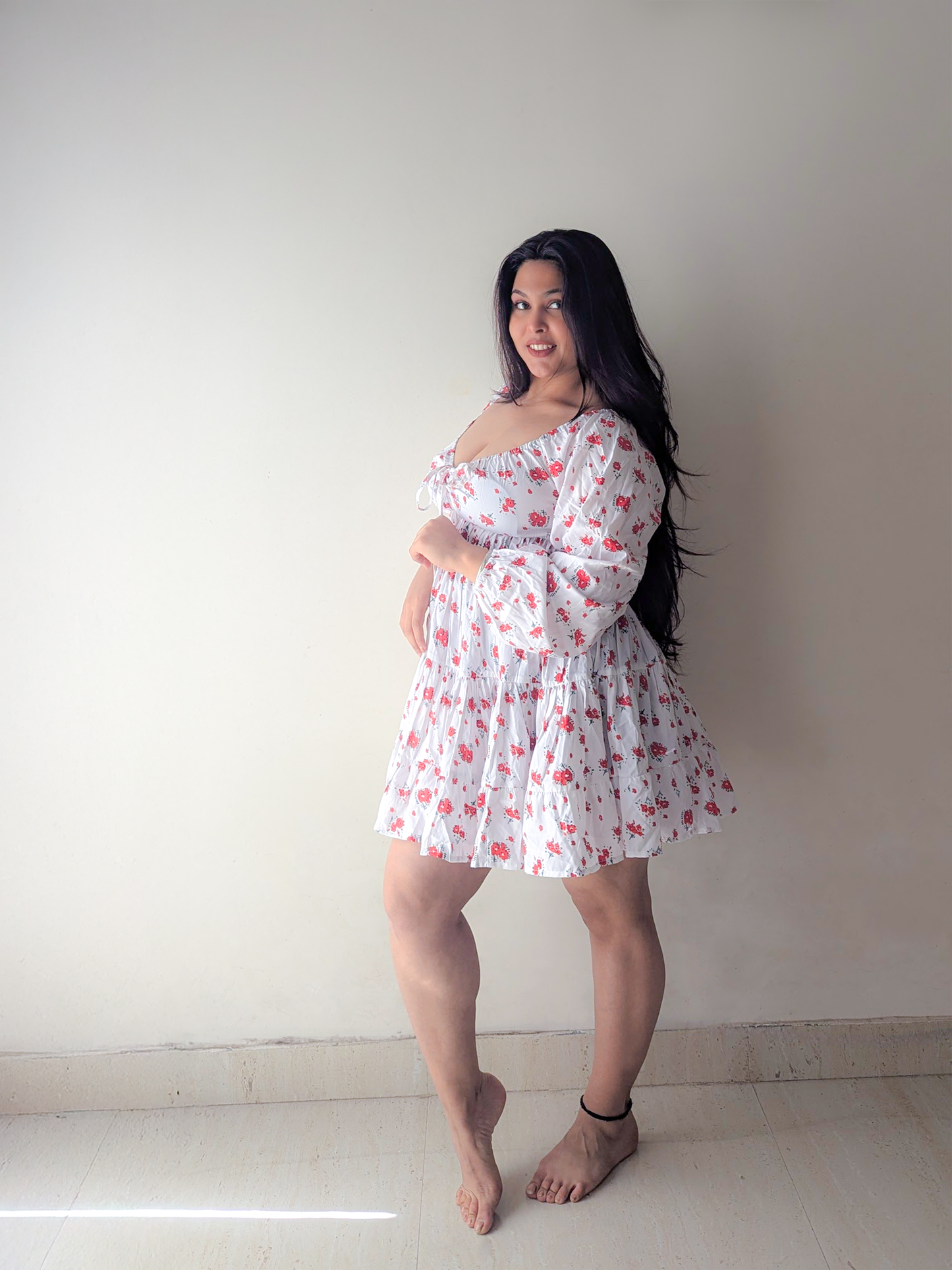 Cheekee's Bold & Beautiful Fit & Flare Multicolor Dress