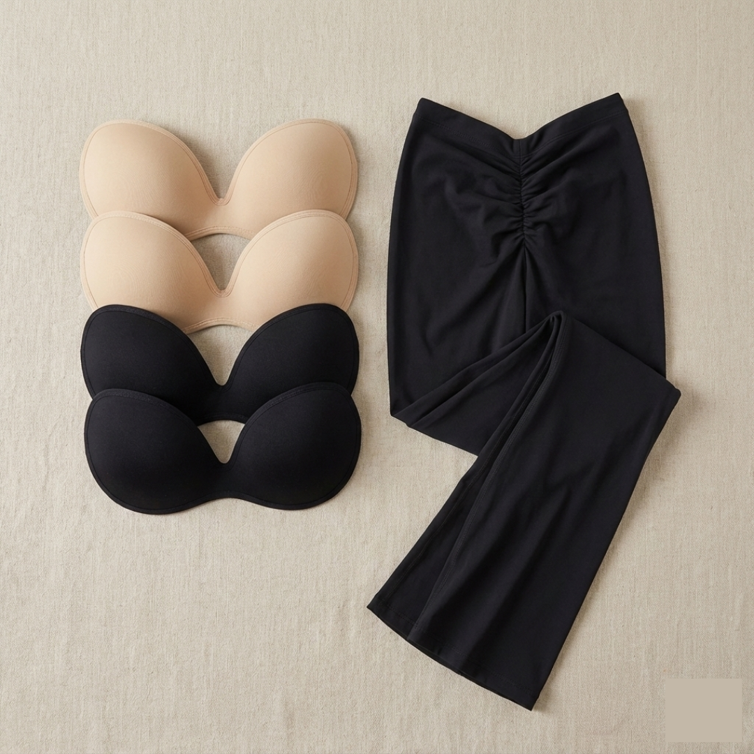 Best Sticky Bra Combo Offer - Buy 4 Moon Bras Get 1 Free Leggings