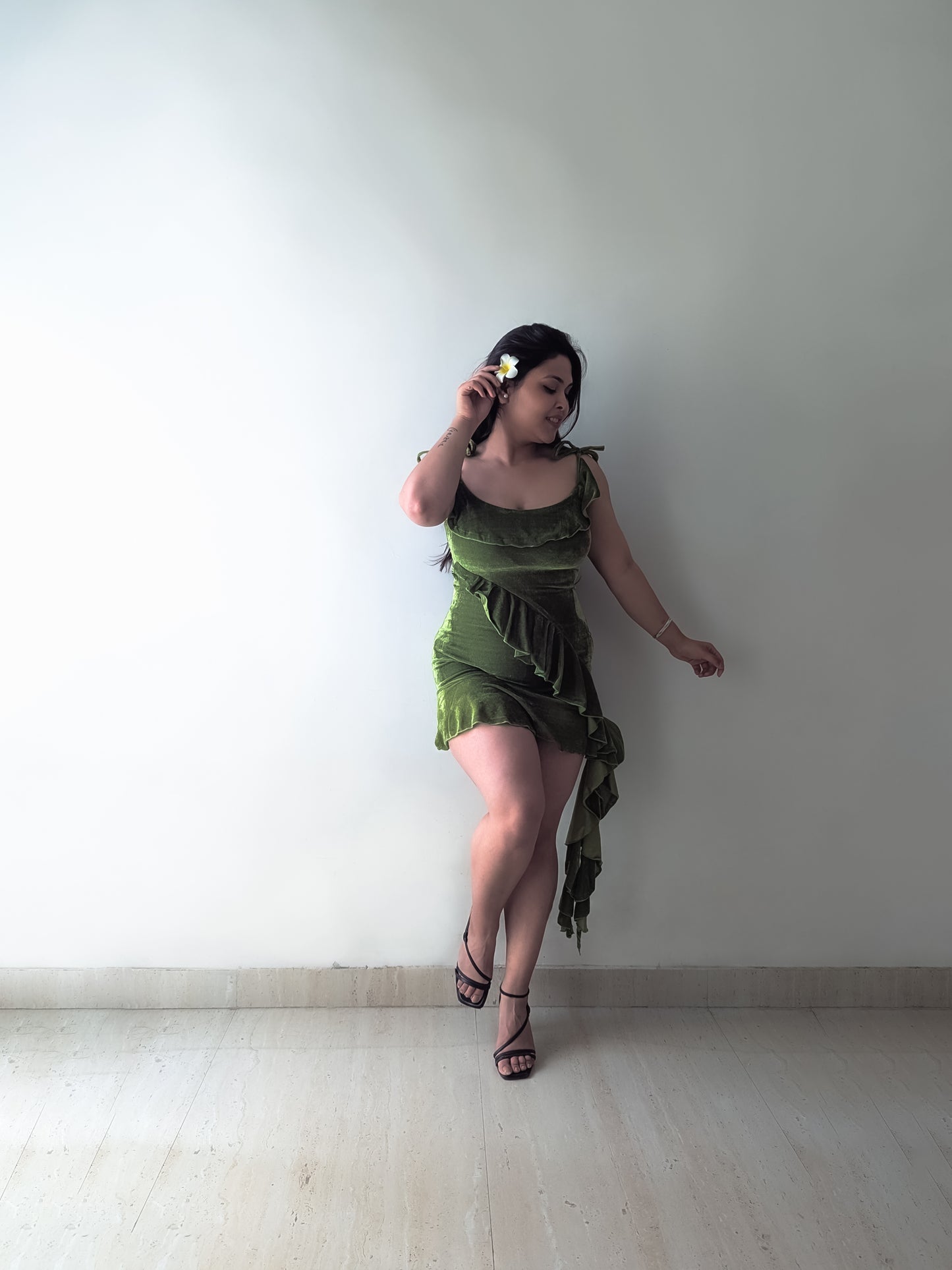 Cheekee Breezy Ruffle Dress