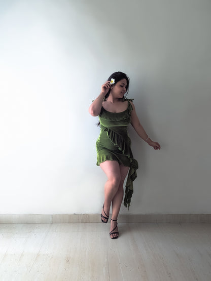 Cheekee Breezy Ruffle Dress