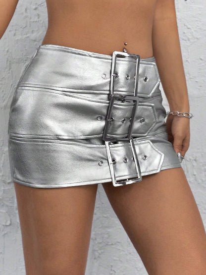 Cheekee "Silver Streak" Skort – Bold, Edgy & Unstoppable ✨