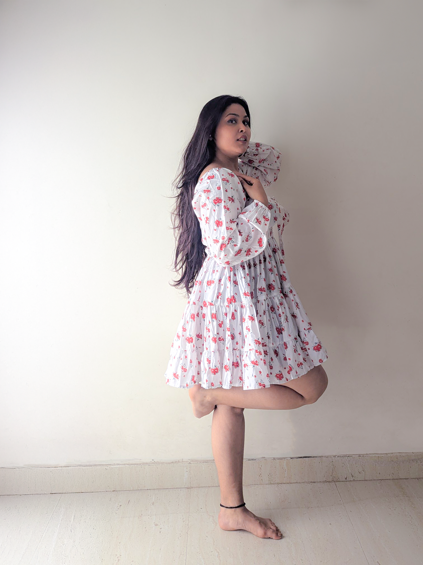 Cheekee's Bold & Beautiful Fit & Flare Multicolor Dress