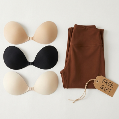 Best Sticky Bra Deal - Buy 4 Moon Bras Get 1 Free Flare Jumpsuit