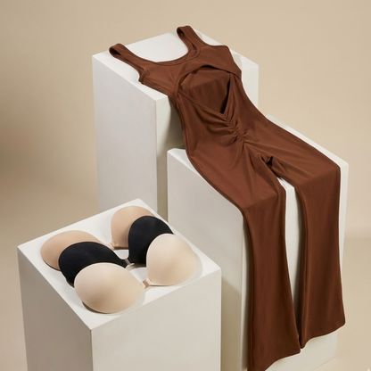 Best Sticky Bra Deal - Buy 4 Moon Bras Get 1 Free Flare Jumpsuit