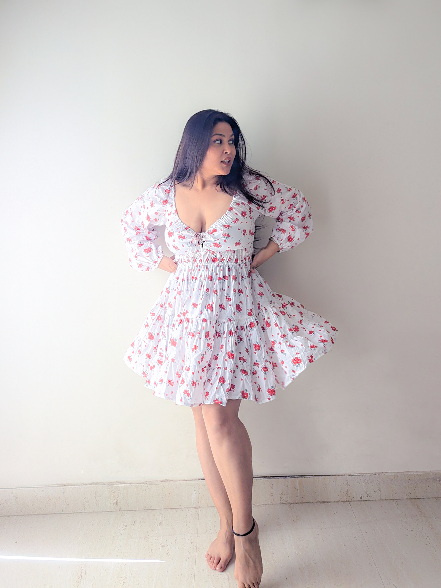 Cheekee's Bold & Beautiful Fit & Flare Multicolor Dress