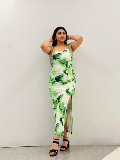 Women Bodycon Multicolor Dress