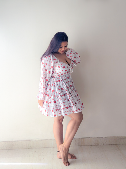 Cheekee's Bold & Beautiful Fit & Flare Multicolor Dress