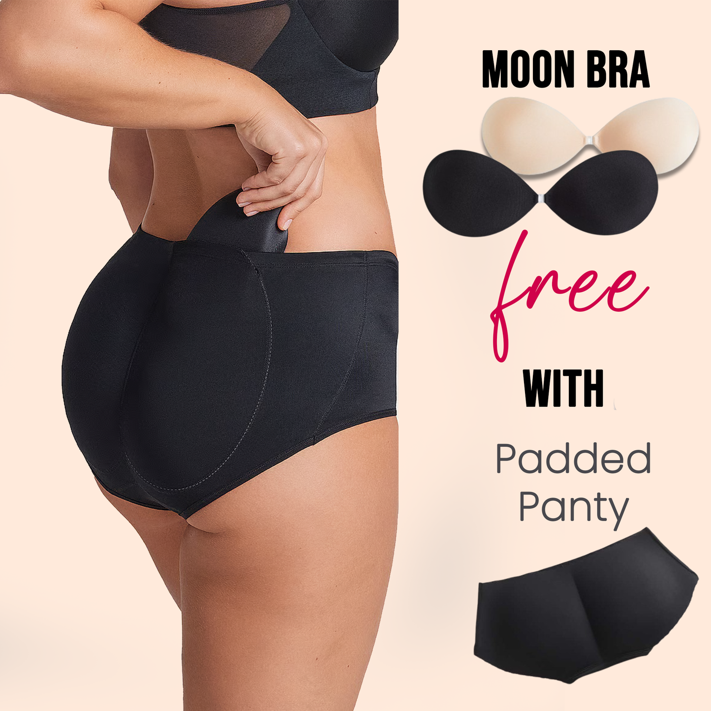 Ultimate Curve Set: 2 Moon Bras at ₹1499 + Free Padded Panty