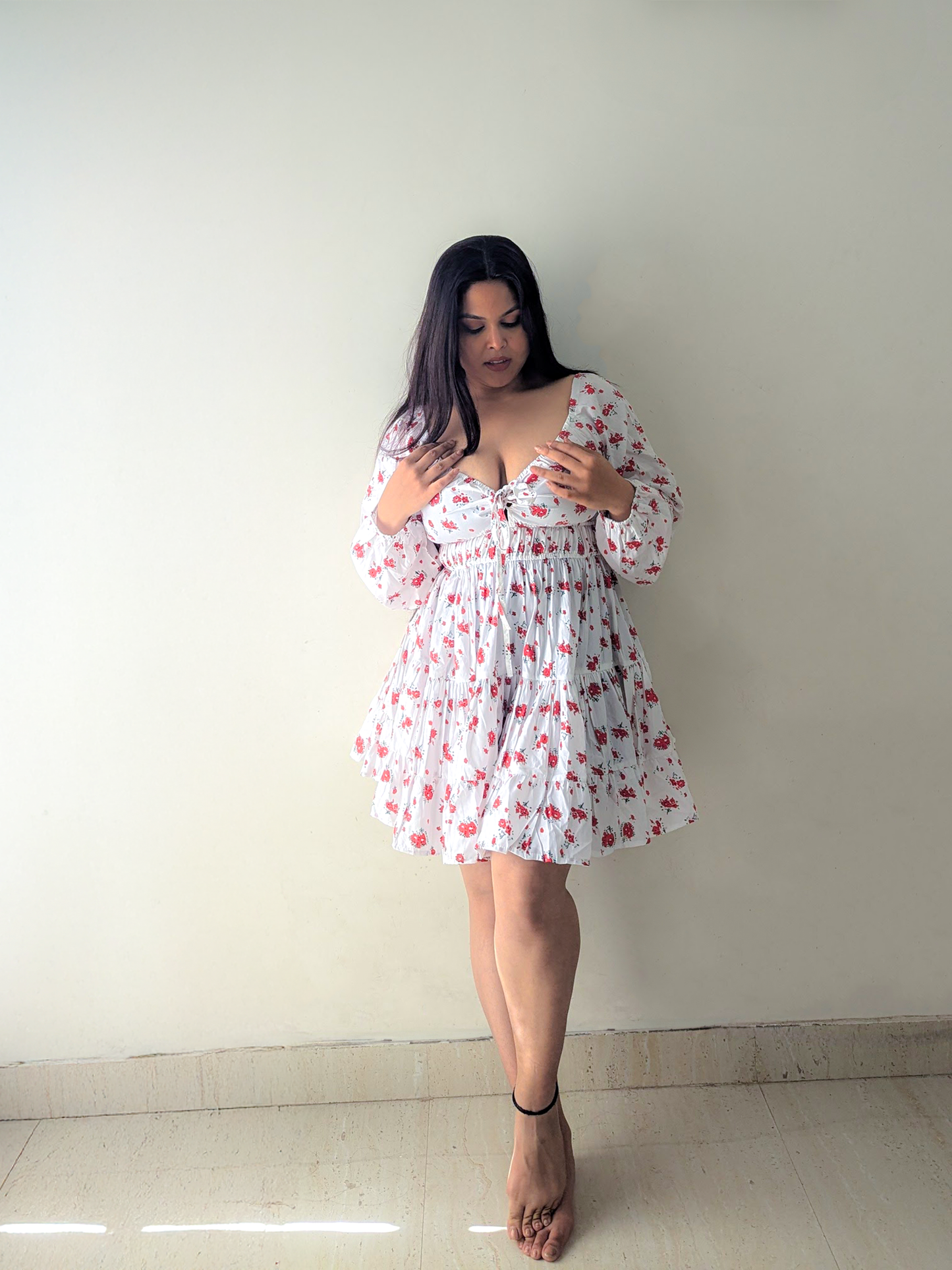 Cheekee's Bold & Beautiful Fit & Flare Multicolor Dress