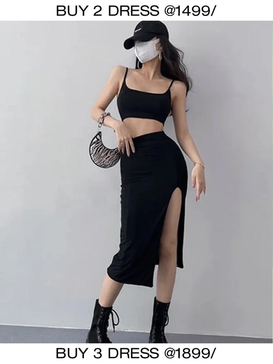 Cheekee Noir Edge Co-ord Set 🖤🔥
