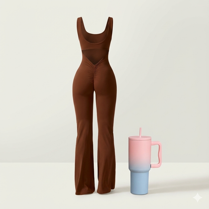 Gym Ready Pack: Jumpsuit + Hydration Tumbler