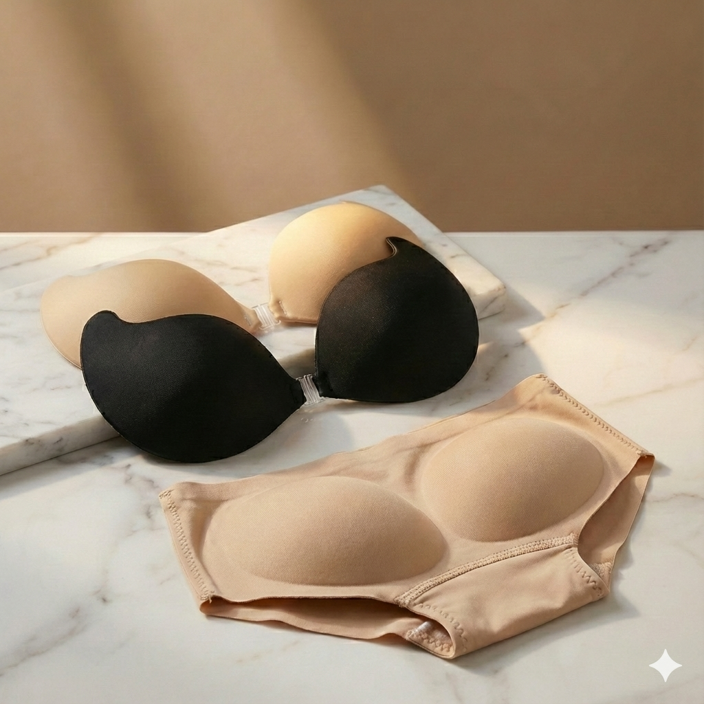 Ultimate Curve Set: 2 Moon Bras at ₹1499 + Free Padded Panty