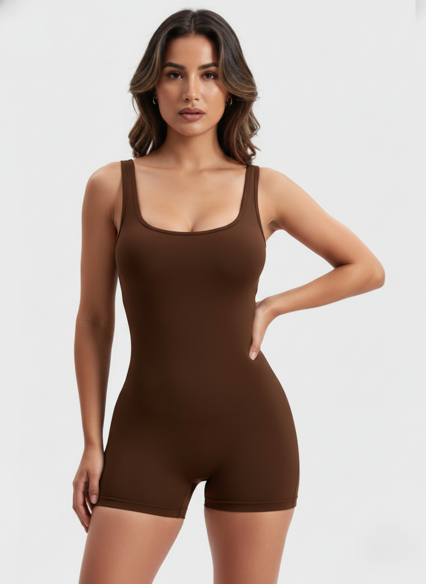 Cheekee V-Back Romper