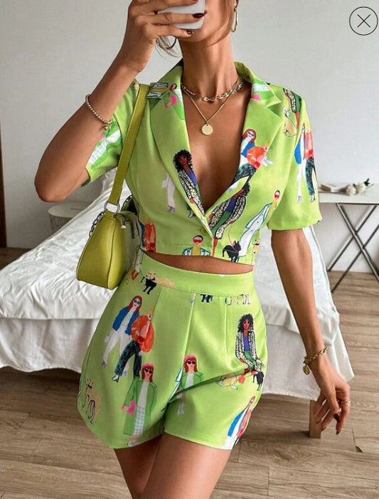 Cheekee Women Two Piece Dress Multicolor Dress