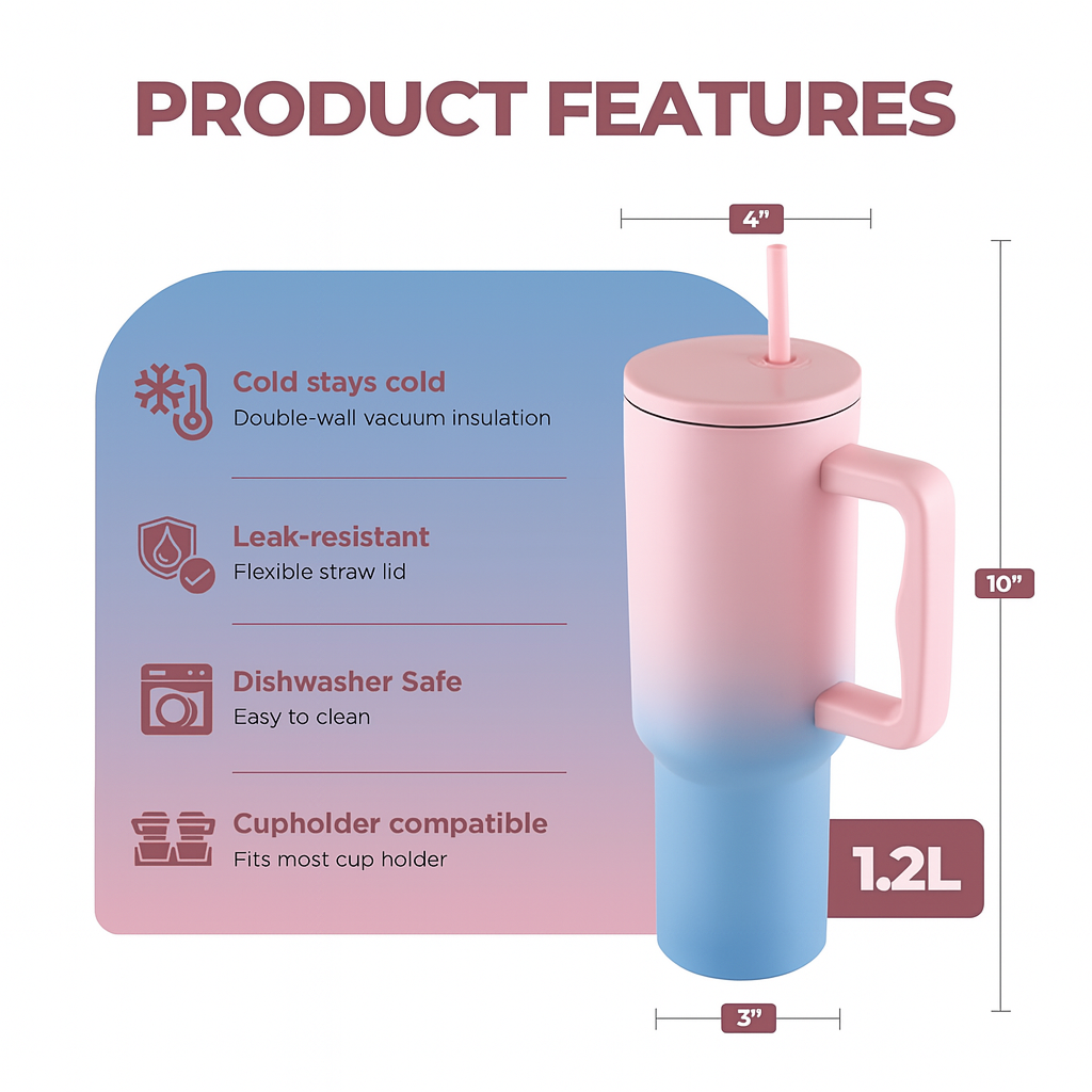 Train & Hydrate Set - Leggings + Big‑Sip Tumbler