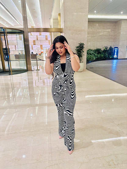 Cheekee "Vibe Queen" Jumpsuit – Bold, Chic & Effortless 👑