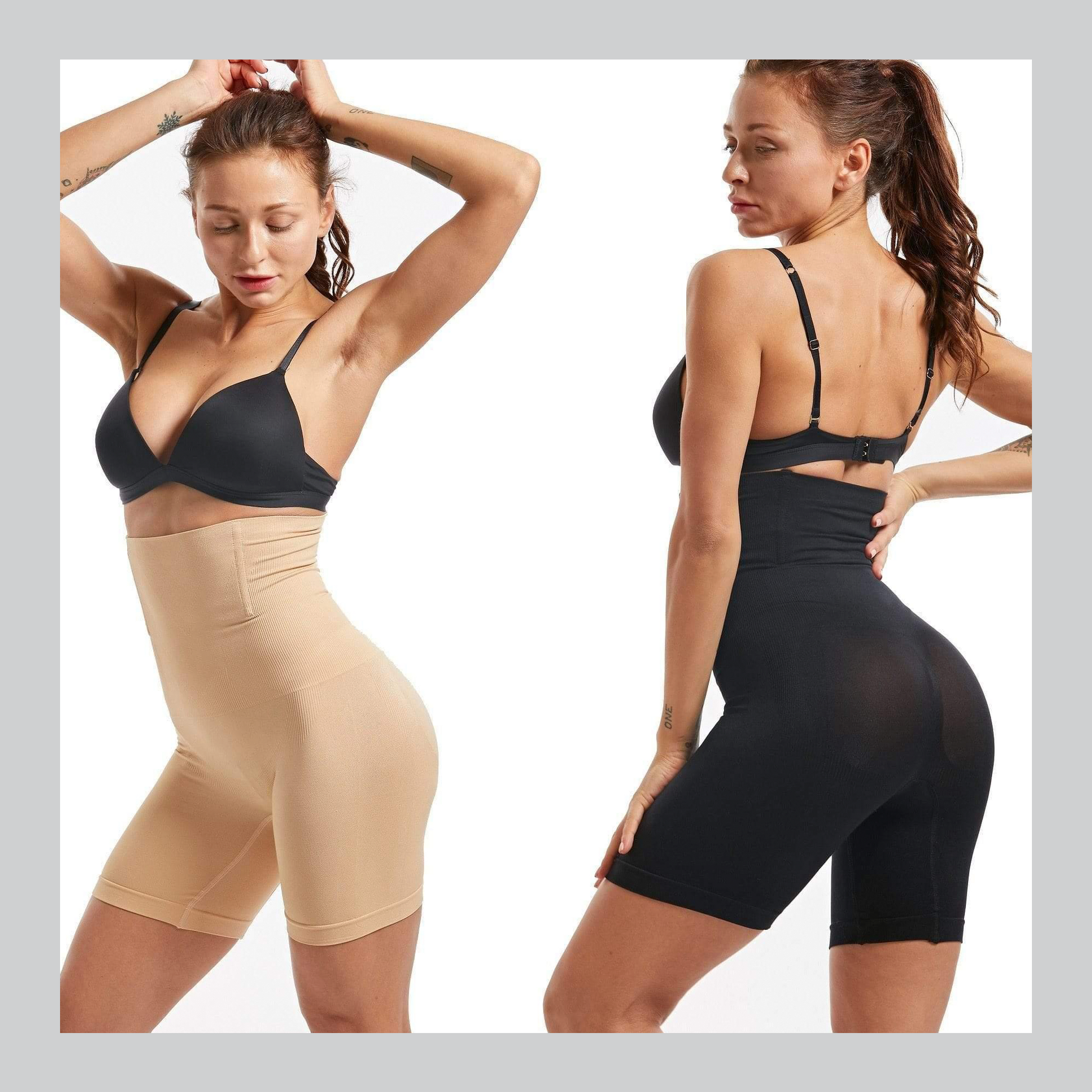 PG Curves Cut Out Butt Lifting Shorts | Instant Butt Lifter Body Shaper for  Women | Buttocks Lifter Shapewear Shorts | Black - XL, Blk
