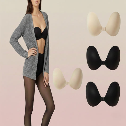 Buy 4 Sticky Push-Up Moon Bras Get Illusion Leggings FREE